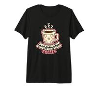 Sopravvivere su Concessione Stand caffè Calcio Mamma Maglietta Premium