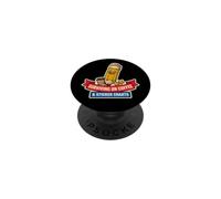 Sopravvivere sul caffè e sulle tabelle adesive Funny Teacher School PopSockets PopGrip Adesivo