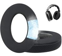 SOPROM Cuscinetti di Ricambio in Gel Refrigerante Cuffie per Sennheiser HD650, HD660 S, HD600, HD6XX, HD58X, HD580, HD565, HD545, HD535(Nero)
