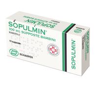 Sopulmin bambini 10 supposte 100 mg