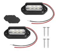 SopwMap 2PCS Luci LED per Targa Auto, 12V-24V, Luci Targa per Auto, Luci Targa a LED, Luce di Posizione Del Rimorchio Luce da Pavimento, Adatte per SUV, RV, Rimorchi, Camper, Camion e Imbarcazioni