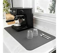 SOQKEEN Tappetino Scolapiatti Assorbente 40 x 30 cm, per Macchina da caffè
