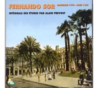 Sor, Fernando - Integrale Des Etudes Par Alain Prev