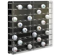 Sora Vetrina espositiva in Acrilico per Palle da Golf con Pannello Posteriore Nero