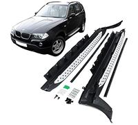 SORAD 2 Pezzi Pedane Laterali per X3 E83 Anno Costruzione 04-10, Minigonne Laterali per Auto Pedane Sottoporta Grembiuli Pedana Laterale Passo Protezione
