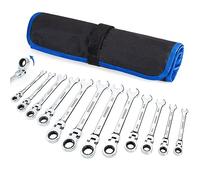 SORAKO Chiave combinata a cricchetto in acciaio Cr-V (16 pezzi)