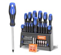 SORAKO Set Cacciaviti, Set di 40 Cacciaviti Magnetici con Cacciaviti a Testa Piatta e Phillips, Resistente Strumento di Cacciavite Manuale con Supporto di Archiviazione