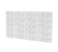 Sorandy 100 Pezzi SMD Perline Lampada Ad Alta luminosità Ad Alta Efficienza Energetica per TV LED da 32-65 Pollici Riparazioni in Materiale Plastico Trasparente