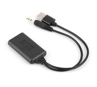 Sorandy Adattatore AUX Cavo Audio per Auto con Trasmissione Ad Alta velocità per Modelli di Auto Universali con Interfaccia AUX, Materiale ABS Nero