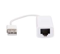 Sorandy Adattatore da USB a Ethernet Adattatore di Rete Ad Alta velocità 95M per PC e Tablet Chip ABS Bianco RTL8152B 1 Confezione
