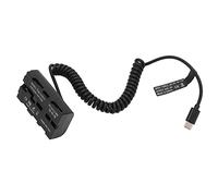 Sorandy Adattatore di Alimentazione a Batteria Fittizia con Cavo a Molla, Tecnologie di Protezione Multiple Affidabili, Alimentatore Esterno, per Monitor e Luci di Riempimento con Batteria F550,