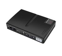 Sorandy Alimentatore di Backup Mini UPS Battery, Gigabit POE UPS UPS UPS con Router, Modem, Telecamera di Sicurezza, Output AC Input USB 5V DC 9V/12V DC 24V/48 V POE (1000 Mbps) (B)