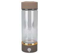 Sorandy Bottiglia d'Acqua per Idrogeno, Tazza Portatile Ricaricabile per Generatore di Idrogeno con Acqua Ricca 1200-1500 PPB, per Palestra in Ufficio, Viaggi a Casa (BROWN)