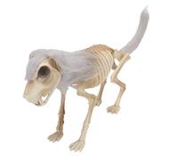 Sorandy Cane Scheletro, Cane in Piedi Scheletro, Ossa di Animali da Cranio Realistici con Pelliccia, Struttura Realistica e Robusta Arte Proposta per la Casa di Cimitero Infestata