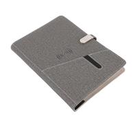 Sorandy Caricabatterie Wireless Power Bank da 8000 MAh Notebook Personalizzato, Agenda Professionale, Notebook con Registrazione Audio per Lavoro, Scuola, Viaggi e Regali Aziendali