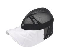 Sorandy Casco da Scherma, Casco in Rete di Acciaio Al Carbonio Ad Alta Resistenza, da Allenamento con Fodera Interna Staccabile con Fascia Elastica vestibilità, Certificato CE per la Competizione