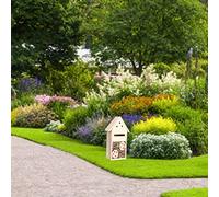 Sorandy Casetta per Insetti Stanza per Insetti Naturale Rifugio per Api Nido Decorazione da Giardino 8,3x6,1x3,5 Pollici per Attirare Benefici e Osservare Gli Amanti della Natura (B)