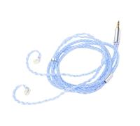 Sorandy Cavo di Prolunga IEMs 8 Core 1,25 M QDC 3,5 Mm Placcato Argento | Rame Monocristallino 6N, Pin QDC, Cavo di Aggiornamento per Auricolari, Dispositivi da 3,5 Mm, Ganci Termorestringenti,