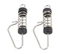 Sorandy Clamp/Holder per Bandiera della Barca, 10 Pacchetti di 316 Clamp/Holder Girevoli in Acciaio Inossidabile di Grado Marino con Denti Anti -Slip, per Halyards, Bilanci, Antenne, Luci di Poppa