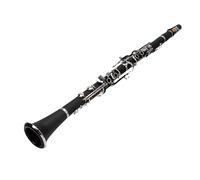 Sorandy Clarinetto in Sib, Clarinetto in Sib a 17 Tasti con Chiavi Placcate in Argento Clarinetti Professionali in con Custodia Rigida, Panno per la Pulizia, Ance e Sughero, per Studenti