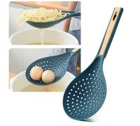 Sorandy Cucchiaio per Schiumarola in Plastica Cucchiaio a Fessura Fine Resistente Al Calore di Grande capacità per Cucinare Tagliatelle, Gnocchi e Verdure 35,5x13,8 Cm