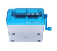 Sorandy Distruggidocumenti Manuale, Distruggidocumenti Portatile con Taglio a Strisce 7,1 X 4,1 X 5,9 Pollici, Desktop per Utensili Taglio A6 per Ufficio, Scuola, Casa