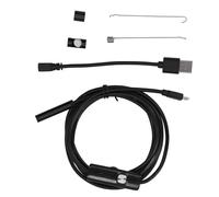 Sorandy Endoscopio Industriale con 6 Luci LED Facile Ispezione dei Tubi e Visualizzazione subacquea. Resistente All'acqua USB da 7 Mm (1M)
