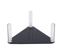 Sorandy Espositore per Palline Sportive in Acrilico, Supporto per Espositore per Palline con Bordo Arrotondato, Elegante e Galleggiante, Resistente Ai Graffi, Compatibile con Calcio, (Black)