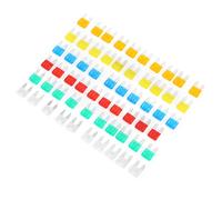 Sorandy Fusibili Automatici da 60 Pezzi Mini Design a Lama Argento Trasparente per Protezione Elettrica Nei Veicoli
