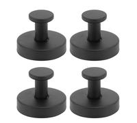 Sorandy Ganci da Tana di Aspirazione da 4 Pezzi, Ganci per Aspirazione per Aspirazione per Aspirazione per Aspirazione in Acciaio inossidabile. (BLACK)