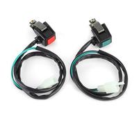 Sorandy Interruttore a Pulsante di Avvio Moto Accensione Rapida Doppio Pulsante Adatto per ATV Dit Bike, PVC ABS da 22 Mm, Installazione Facile Adatto per il Trespolo della Leva della Frizione