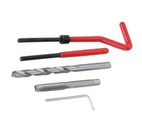 Sorandy Kit di Inserti per Riparazione Filettatura M7 Strumento di Ripristino Efficiente della Filettatura per Set di Utensili Manuali per Riparazione Universale con Scatola di Plastica Trasparente