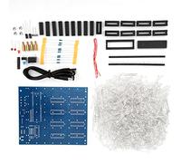 Sorandy Kit Fai-da-Te a Luce LED Circuito Stampato Stabile Parametro Stampato in 3D per Cubi 8 X 8 X Cm, Ideale per gli Appassionati del Fai da Te