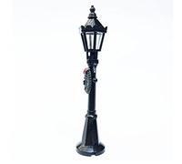 Sorandy Lampione Natalizio in Miniatura, Panca da Parco da 2 Pezzi, Accessori per Giardino Fatato, Ideale per il Paesaggio Fai da Te del Percorso del Villaggio di Natale
