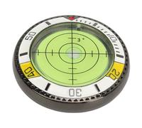 Sorandy Lettore per Green da Golf Aiuto per Il Putt a Doppio Lato, Lettore in Plastica ABS, Indicatore di Pallina Premium con Livella a Bolla Accessorio Portatile Accurato per Sport all'Aria Aperta