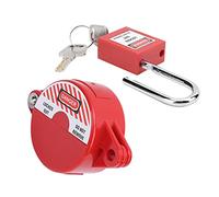 Sorandy Lucchetto di Sicurezza con Blocco Valvola di Blocco Durevole per Interruttore Contatore Acqua Gas Domestico, per Apparecchiature Industriali