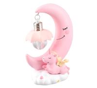 Sorandy Luce Notturna a LED Cartoon Moon, Lampada Giocattolo per la Cameretta dei Bambini, Lampada per Bambini con Tecnologia LED, Ideale per la Decorazione della Camera da Letto dei (PINK)