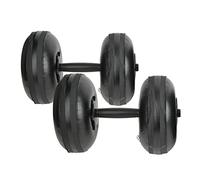 Sorandy Manubri Ad Acqua Regolabili, Pesi per Allenamento 8-10kg per | Design portatile, materiale in PVC, nessuna perdita, uso yoga a casa