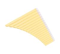 Sorandy Materiale ABS Preciso per Flauto di Pan per un Suono Straordinario con Borsa da Trasporto in Cartone per Bambini, Adulti, Principianti, Personale Docente (YELLOW)