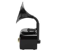 Sorandy Mini Altoparlante Intelligente Bluetooth retrò Altoparlante Portatile Lettore Musicale per Laptop Desktop, Colore Noce/3,7x2,4x2,8 Pollici, Potenza in Uscita 5 W, per Ufficio Domestico (BLACK)