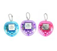 Sorandy Mini Macchina da Gioco Portatile a Forma di Cuore Animali Virtuali Virtuali Elettronici, Giocattolo Animale Virtuale con Opzione di Gioco con gli Amici, Adatto per Bambini, 3 Macchine da