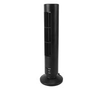Sorandy Mini Ventilatore a Torre, USB Silenzioso Senza Lama, per Scrivania Camera da Letto, Design Portatile Compatto con Raffreddamento Silenzioso a 2 velocità, Griglia Senza Lama, (BLACK)