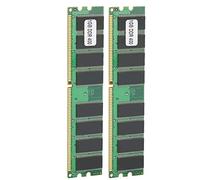 Sorandy Modulo di Memoria DDR Ad Alte Prestazioni da 1 GB 400 MHZ PC-3200 per Computer Desktop - 2 Pezzi, Dissipazione del Calore Stabile e Rapida