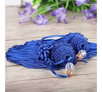 Sorandy Nappa con Spada Taiji, Materiale Liscio in Seta di Ghiaccio, Accessorio Decorativo per gli Appassionati di Kung Fu, Disponibile in 2 Colori (Pugnale blu reale)