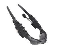 Sorandy Occhiali da Sole Wireless con Auricolare Stereo Design Ergonomico Ed Elegante per gli Sport All'aria Aperta Lente Doppia per PC Nera