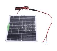 Sorandy Pannello Solare da 20 W, Caricabatteria con Controller MPPT, Kit Solare in Silicio Monocristallino Ad Alta Efficienza, Ideale per Auto, Barca, e Moto