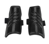 Sorandy Parastinchi da Calcio per Bambini, 1 Paio di Protezioni per Gambe Sportive da Calcio per Bambini con Materiale PVC EVA Design Leggero e Traspirante, per Protezione Tibia dei Calciatori (BLACK)