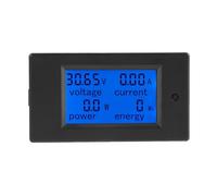 Sorandy PEACEFAIR Misuratore Digitale di Tensione e Corrente Ampio Display LCD Misurazione della Potenza Energetica per Elettronica Fai-da-te 8.0-100V (Shunt da 100A)