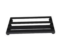 Sorandy Pedaliera per Chitarra, Pedalboard Stomp in Lega di Alluminio, Pedale Effetti con Pedali in Silicone e Chiusura a Nastro per Chitarristi Band Performances