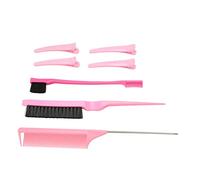 Sorandy Pettine per Acconciature Set di Spazzole per Stuzzicare i Capelli Spazzola per Capelli con Setole a Doppia Testa per Uomini Donne Bambini, Kit con Manico in Morbida Lana di Nylon ABS per